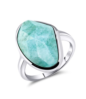 Amazonite Silver Rings NSR-2342